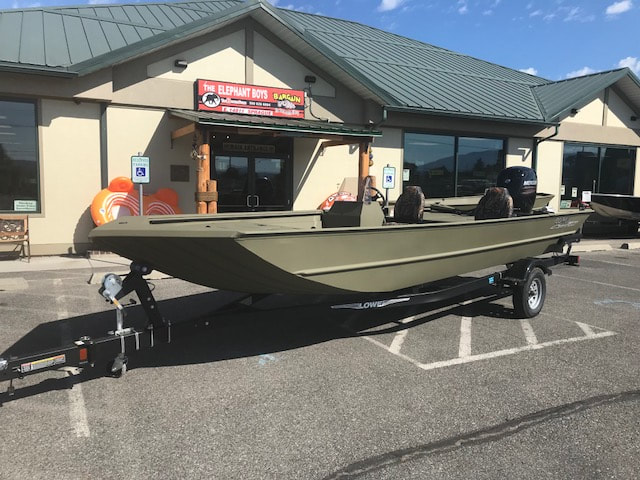 Elephant Boys Spokane Valley WA Lowe Boat Dealer RX boat and trailer